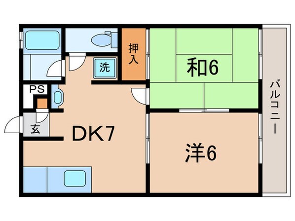 リバーサイドMIDORIの物件間取画像